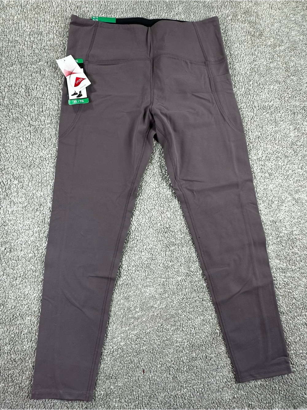 Tuff Athletics Women's Plum Activewear Yoga Leggings Size XL Athletic Running